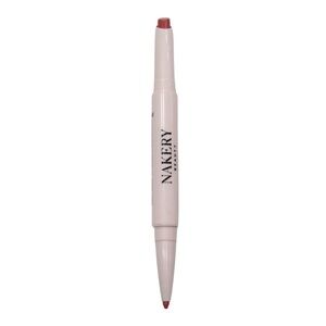 NIB Nakery Beauty PLUMParadise Naked Rose Dual-Ended Lipstick&Liner - Naked Rose
